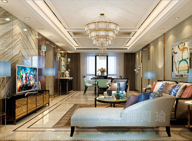 亚州20P世纪江尚三室两厅168平装修设计效果欣赏